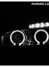 Spyder Auto Smoke LED Halo Projector Headlights for Pontiac Grand Prix 2004-2008                                     - PRO-YD-PGP04-HL-SMC - Image 11