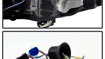 Spyder Auto Black 1-Piece CCFL Halo Projector Headlights for Pontiac Grand Prix 1997-2003                                     - PRO-YD-PGP97-1PC-CCFL-BK - Image 4