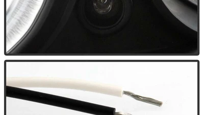 Spyder Auto Halo LED Black Projector Headlights for Pontiac GTO 2004-2006                                     - PRO-YD-PGTO04-HL-BK - Image 4