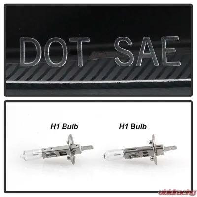 Spyder Auto Halo LED Black Projector Headlights for Pontiac GTO 2004-2006 - PRO-YD-PGTO04-HL-BK