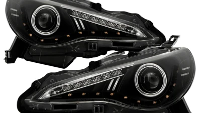Spyder Auto Black DRL LED Projector Headlights for Subaru BRZ 2013-2014                                     - PRO-YD-SUBRZ12-BK - Image 10