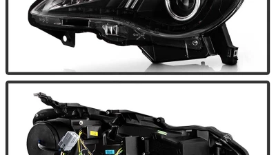 Spyder Auto Black DRL LED Projector Headlights for Subaru BRZ 2013-2014                                     - PRO-YD-SUBRZ12-BK - Image 2