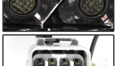 Spyder Auto Black DRL LED Projector Headlights for Subaru BRZ 2013-2014                                     - PRO-YD-SUBRZ12-BK - Image 4