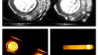 Spyder Auto Black DRL LED Projector Headlights for Subaru BRZ 2013-2014                                     - PRO-YD-SUBRZ12-BK - Image 9