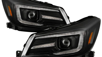 Spyder Auto Signature Projector Headlights Black Xenon HID for 2014-2016 Subaru Forester                                     - PRO-YD-SUFO14HIDSI-BK - Image 11