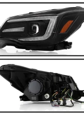 Spyder Auto Signature Projector Headlights Black Xenon/HID Model Subaru Forester 2014-2016                                     - PRO-YD-SUFO14HIDSI-BK - Image 2