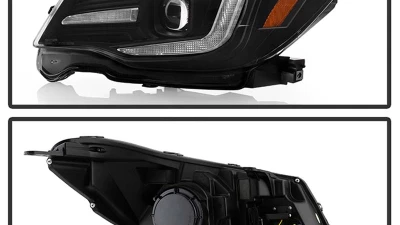 Spyder Auto Signature Projector Headlights Black Xenon HID for 2014-2016 Subaru Forester                                     - PRO-YD-SUFO14HIDSI-BK - Image 2
