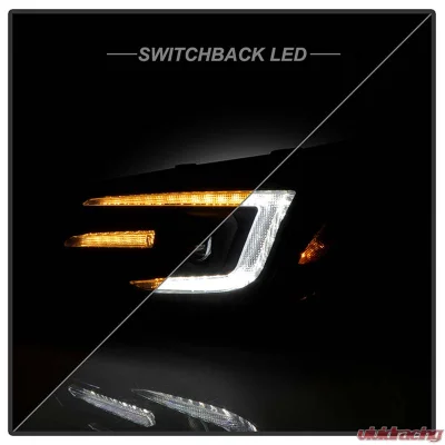 Spyder Auto Signature Projector Headlights Black Xenon/HID Model Subaru Forester 2014-2016 - PRO-YD-SUFO14HIDSI-BK