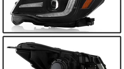 Spyder Auto Signature Black Halogen Headlights for Subaru Forester 2014-2016                                     - PRO-YD-SUFO14SI-BK - Image 2