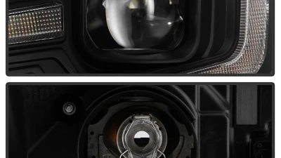 Spyder Auto Signature Black Halogen Headlights for Subaru Forester 2014-2016                                     - PRO-YD-SUFO14SI-BK - Image 3