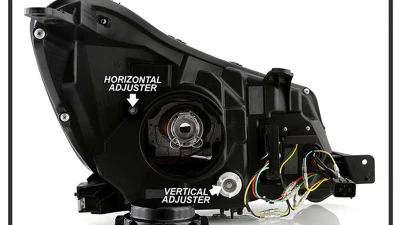 Spyder Auto Signature Black Halogen Headlights for Subaru Forester 2014-2016                                     - PRO-YD-SUFO14SI-BK - Image 7