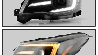 Spyder Auto Signature Black Halogen Headlights for Subaru Forester 2014-2016                                     - PRO-YD-SUFO14SI-BK - Image 8