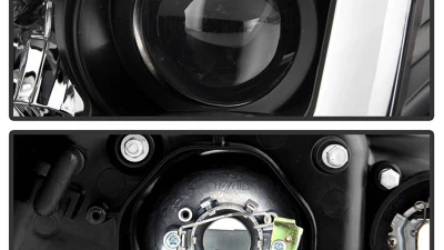 Spyder Auto Projector Headlights Light Bar DRL Black for Subaru Impreza WRX 2008-2022                                     - PRO-YD-SWRX08-LBDRL-BK - Image 3