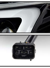 Spyder Auto Projector Headlights Light Bar DRL Black for Subaru Impreza WRX 2008-2022                                     - PRO-YD-SWRX08-LBDRL-BK - Image 4