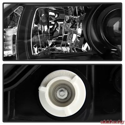 Spyder Auto Projector Headlights Light Bar DRL Black for Subaru Impreza WRX 2008-2022 - PRO-YD-SWRX08-LBDRL-BK