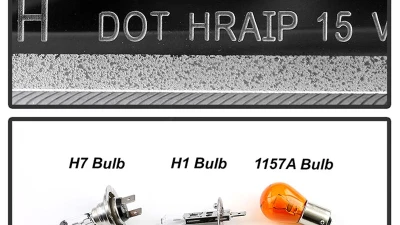 Spyder Auto Projector Headlights Light Bar DRL Black for Subaru Impreza WRX 2008-2022                                     - PRO-YD-SWRX08-LBDRL-BK - Image 6