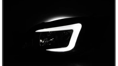 Spyder Auto Projector Headlights Light Bar DRL Black for Subaru Impreza WRX 2008-2022                                     - PRO-YD-SWRX08-LBDRL-BK - Image 9
