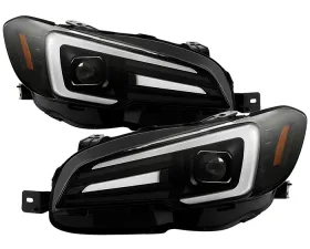 Spyder Auto Black Apex Headlights for Subaru Impreza WRX LED 2015-2020