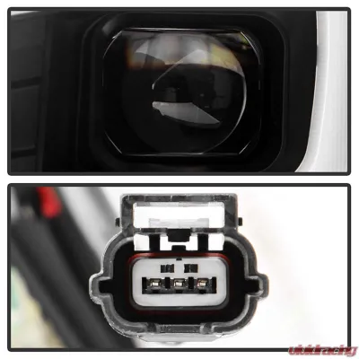 Spyder Auto Black Apex Headlights for Subaru Impreza WRX LED 2015-2020 - PRO-YD-SWRX15LEDAP-SBSEQ-BK