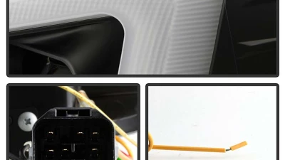 Spyder Auto Signature Black Halogen Projector Headlights for Subaru Impreza WRX 2015-2021                                     - PRO-YD-SWRX15SI-SBSEQ-BK - Image 4