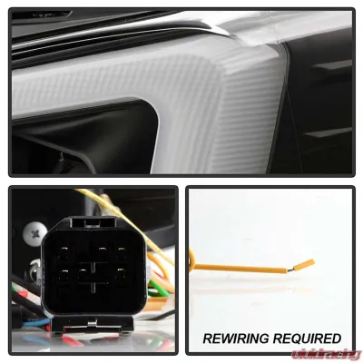 Spyder Auto Signature Black Halogen Projector Headlights for Subaru Impreza WRX 2015-2021 - PRO-YD-SWRX15SI-SBSEQ-BK