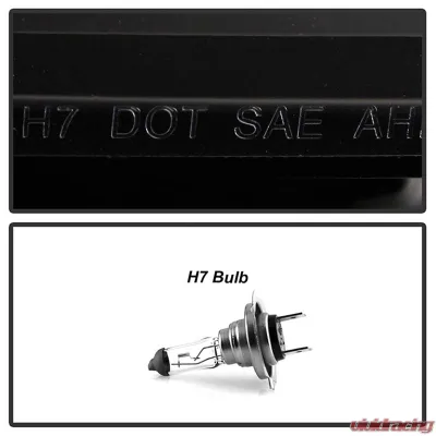 Spyder Auto Signature Black Halogen Projector Headlights for Subaru Impreza WRX 2015-2021 - PRO-YD-SWRX15SI-SBSEQ-BK