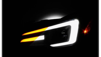 Spyder Auto Signature Black Halogen Projector Headlights for Subaru Impreza WRX 2015-2021                                     - PRO-YD-SWRX15SI-SBSEQ-BK - Image 7