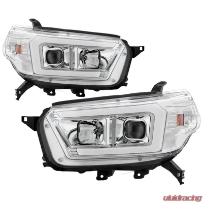 Spyder Auto Signature Projector Headlights Chrome for Toyota 4Runner 2010-2013 - PRO-YD-T4R10SI-C