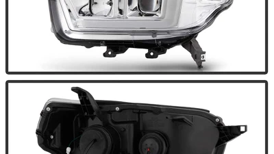 Spyder Auto Signature Projector Headlights Chrome for Toyota 4Runner 2010-2013                                     - PRO-YD-T4R10SI-C - Image 2