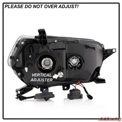 Spyder Auto Signature Projector Headlights Chrome for Toyota 4Runner 2010-2013 - PRO-YD-T4R10SI-C