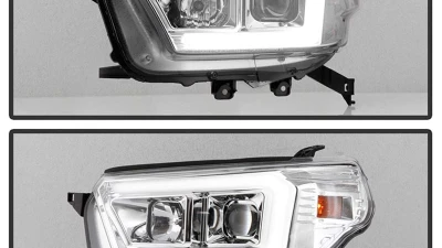 Spyder Auto Signature Projector Headlights Chrome for Toyota 4Runner 2010-2013                                     - PRO-YD-T4R10SI-C - Image 7