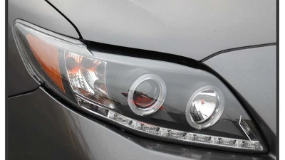Spyder Auto Black DRL LED Halo Projector Headlights for Toyota Corolla 2009-2010                                     - PRO-YD-TC09-DRL-BK - Image 13