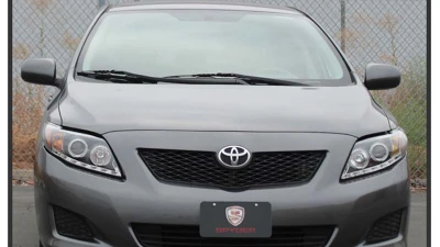 Spyder Auto Black DRL LED Halo Projector Headlights for Toyota Corolla 2009-2010                                     - PRO-YD-TC09-DRL-BK - Image 14