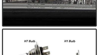 Spyder Auto Smoke DRL LED Halo Projector Headlights for Toyota Corolla 2009-2010                                     - PRO-YD-TC09-DRL-SM - Image 5