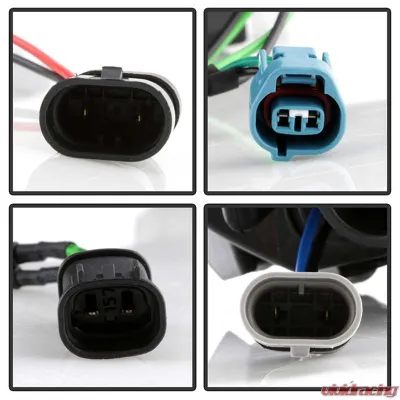 Spyder Auto Smoke DRL LED Halo Projector Headlights for Toyota Corolla 2009-2010 - PRO-YD-TC09-DRL-SM