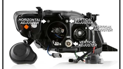 Spyder Auto Smoke DRL LED Halo Projector Headlights for Toyota Corolla 2009-2010                                     - PRO-YD-TC09-DRL-SM - Image 7