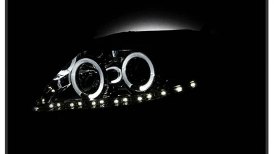 Spyder Auto Smoke DRL LED Halo Projector Headlights for Toyota Corolla 2009-2010                                     - PRO-YD-TC09-DRL-SM - Image 9