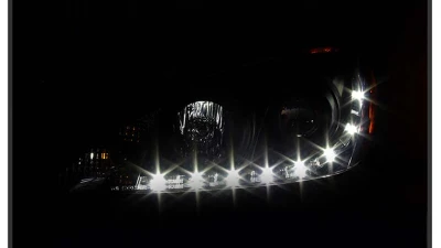 Spyder Auto Black DRL Projector Headlights for Toyota Camry 2002-2006, High/Low H1 Lights                                     - PRO-YD-TCAM02-DRL-BK - Image 11