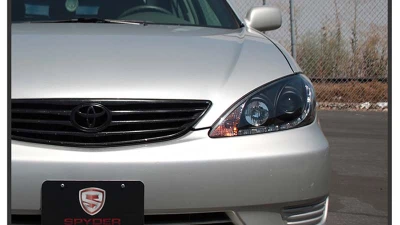 Spyder Auto Black DRL Projector Headlights for Toyota Camry 2002-2006, High/Low H1 Lights                                     - PRO-YD-TCAM02-DRL-BK - Image 12