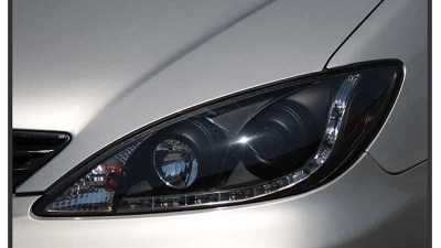 Spyder Auto Black DRL Projector Headlights for Toyota Camry 2002-2006, High/Low H1 Lights                                     - PRO-YD-TCAM02-DRL-BK - Image 13