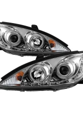 Spyder Auto Chrome DRL Projector Headlights for Toyota Camry 2002-2006 with High/Low H1 Lights                                     - PRO-YD-TCAM02-DRL-C - Image 11