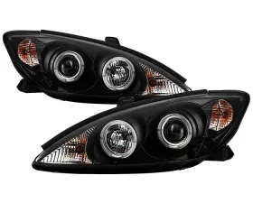 Spyder Auto Halo Black Projector Headlights for Toyota Camry 2002-2006