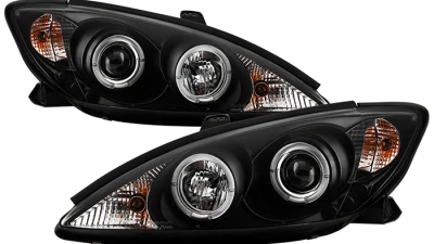 Spyder Auto Halo Black Projector Headlights for Toyota Camry 2002-2006                                     - PRO-YD-TCAM02-HL-BK - Image 11
