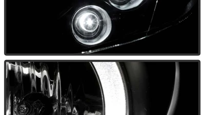 Spyder Auto Halo Black Projector Headlights for Toyota Camry 2002-2006                                     - PRO-YD-TCAM02-HL-BK - Image 10