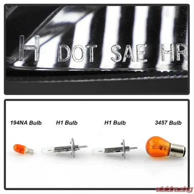 Spyder Auto Halo Black Projector Headlights for Toyota Camry 2002-2006 - PRO-YD-TCAM02-HL-BK