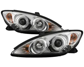 Spyder Auto Halo Chrome Projector Headlights for Toyota Camry 2002-2006
