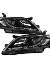 Spyder Auto Black DRL Projector Headlights for Toyota Camry 2007-2009 with H1/H7 Lights                                     - PRO-YD-TCAM07-DRL-BK - Image 16