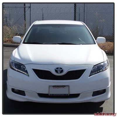 Spyder Auto Black DRL Projector Headlights for Toyota Camry 2007-2009 with H1/H7 Lights - PRO-YD-TCAM07-DRL-BK