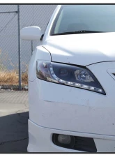 Spyder Auto Black DRL Projector Headlights for Toyota Camry 2007-2009 with H1/H7 Lights                                     - PRO-YD-TCAM07-DRL-BK - Image 13