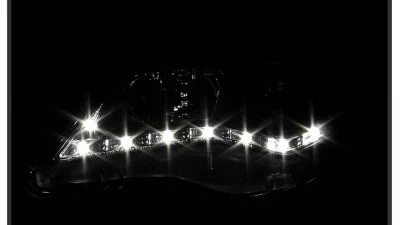 Spyder Auto Black DRL Projector Headlights with Low 9006 Lights for Toyota Camry 2012-2014                                     - PRO-YD-TCAM12-DRL-BK - Image 10